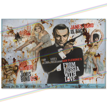 Load image into Gallery viewer, JAMES BOND 007 (FROM RUSSIA WITH LOVE - 1963) 30cm x 20cm MOVIE METAL SIGNS