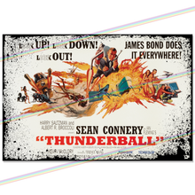 Load image into Gallery viewer, JAMES BOND 007 (THUNDERBALL - 1965) 30cm x 20cm MOVIE METAL SIGNS