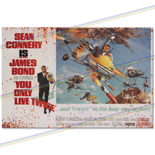 Load image into Gallery viewer, JAMES BOND 007 (YOU ONLY LIVE TWICE - 1967) 30cm x 20cm MOVIE METAL SIGNS