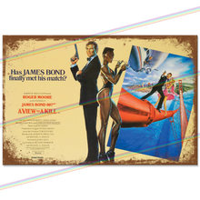 Load image into Gallery viewer, JAMES BOND 007 (A VIEW TO A KILL - 1985) 30cm x 20cm MOVIE METAL SIGNS