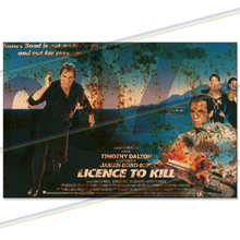 Load image into Gallery viewer, JAMES BOND 007 (LICENCE TO KILL - 1989) 30cm x 20cm MOVIE METAL SIGNS