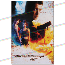 Load image into Gallery viewer, JAMES BOND 007 (THE WORLD IS NOT ENOUGH - 1999) 30cm x 20cm MOVIE METAL SIGNS