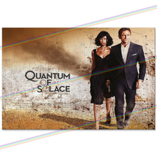Load image into Gallery viewer, JAMES BOND 007 (QUANTUM OF SOLACE - 2008) 30cm x 20cm MOVIE METAL SIGNS