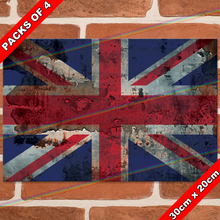 Load image into Gallery viewer, GREAT BRITAIN FLAG 30cm x 20cm METAL SIGNS