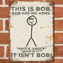 Load image into Gallery viewer, THIS IS BOB METAL SIGNS