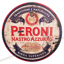 Load image into Gallery viewer, PERONI CIRCLE WOOD SIGNS