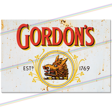 Load image into Gallery viewer, GORDONS GIN (LOGO) 30cm x 20cm METAL SIGNS