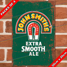 Load image into Gallery viewer, JOHN SMITHS (LOGO) 30cm x 20cm METAL SIGNS