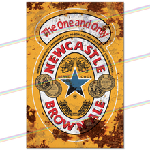 Load image into Gallery viewer, NEWCASTLE BROWN ALE (LOGO) 30cm x 20cm METAL SIGNS