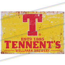 Load image into Gallery viewer, TENNENT'S (LOGO) 30cm x 20cm METAL SIGNS
