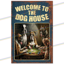 Load image into Gallery viewer, DOG HOUSE 30cm x 20cm METAL SIGNS