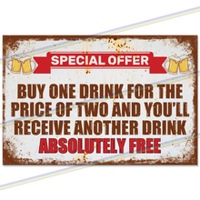 Load image into Gallery viewer, SPECIAL OFFER 30cm x 20cm METAL SIGNS