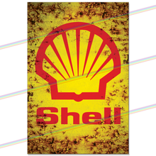 Load image into Gallery viewer, SHELL (LOGO) 30cm x 20cm METAL SIGNS