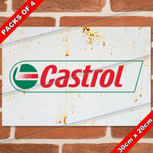 Load image into Gallery viewer, CASTROL (LOGO) 30cm x 20cm METAL SIGNS