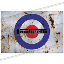 Load image into Gallery viewer, LAMBRETTA (LOGO) 30cm x 20cm METAL SIGNS