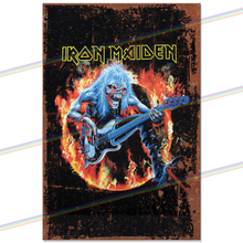 Load image into Gallery viewer, IRON MAIDEN (GUITARIST) 30cm x 20cm MUSIC METAL SIGNS
