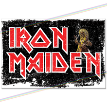 Load image into Gallery viewer, IRON MAIDEN (LOGO) 30cm x 20cm MUSIC METAL SIGNS