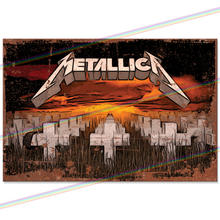 Load image into Gallery viewer, METALLICA (GRAVEYARD) 30cm x 20cm MUSIC METAL SIGNS