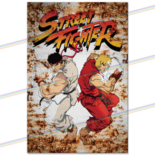 Load image into Gallery viewer, STREET FIGHTER (RYU & KEN) 30cm x 20cm METAL SIGNS