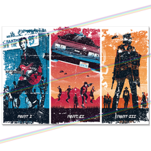 Load image into Gallery viewer, BACK TO THE FUTURE (MARTY - 3 PARTS) 30cm x 20cm MOVIE METAL SIGNS