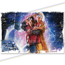 Load image into Gallery viewer, BACK TO THE FUTURE (MARTY & DOC) 30cm x 20cm MOVIE METAL SIGNS