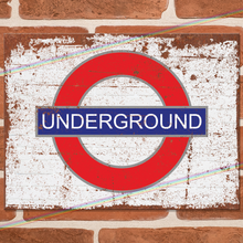 Load image into Gallery viewer, UNDERGROUND METAL SIGNS
