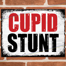 Load image into Gallery viewer, CUPID STUNT METAL SIGNS