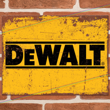 Load image into Gallery viewer, DEWALT METAL SIGNS