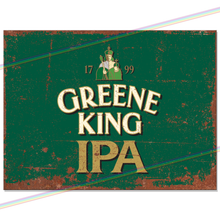 Load image into Gallery viewer, GREENE KING IPA METAL SIGNS