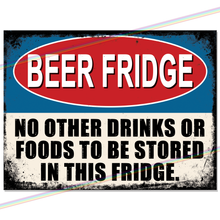 Load image into Gallery viewer, BEER FRIDGE METAL SIGNS