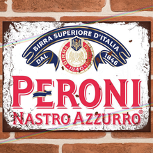 Load image into Gallery viewer, PERONI METAL SIGNS