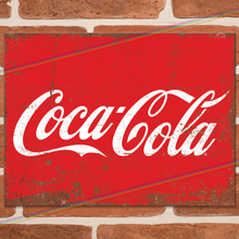 Load image into Gallery viewer, COCA COLA LOGO METAL SIGNS