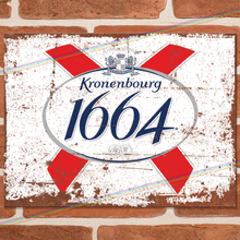 Load image into Gallery viewer, KRONENBOURG 1664 METAL SIGNS