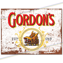 Load image into Gallery viewer, GORDONS GIN METAL SIGNS