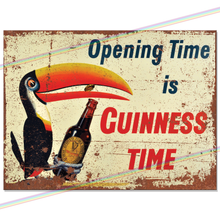 Load image into Gallery viewer, GUINNESS TIME METAL SIGNS