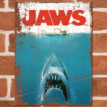 Load image into Gallery viewer, JAWS MOVIE METAL SIGNS