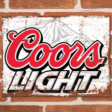Load image into Gallery viewer, COORS LIGHT METAL SIGNS