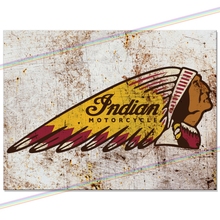 Load image into Gallery viewer, INDIAN MOTORCYCLE (LOGO) METAL SIGNS