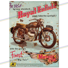 Load image into Gallery viewer, ROYAL ENFIELD (1954 POSTER) METAL SIGNS