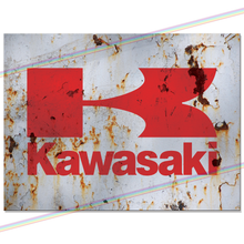 Load image into Gallery viewer, KAWASAKI (LOGO) METAL SIGNS