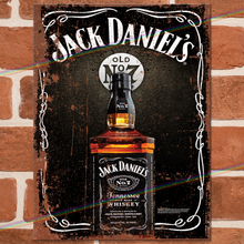 Load image into Gallery viewer, JACK DANIELS (BOTTLE) METAL SIGNS