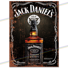 Load image into Gallery viewer, JACK DANIELS (BOTTLE) METAL SIGNS