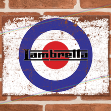 Load image into Gallery viewer, LAMBRETTA (LOGO) METAL SIGNS