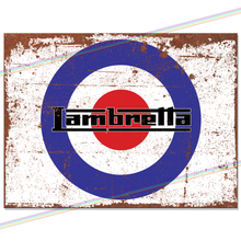 Load image into Gallery viewer, LAMBRETTA (LOGO) METAL SIGNS