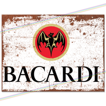 Load image into Gallery viewer, BACARDI RUM METAL SIGNS