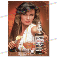 Load image into Gallery viewer, LAMBS NAVY RUM METAL SIGNS