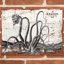 Load image into Gallery viewer, KRAKEN RUM (SHIP) METAL SIGNS