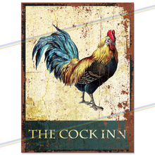 Load image into Gallery viewer, THE COCK INN METAL SIGNS
