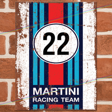 Load image into Gallery viewer, MARTINI RACING TEAM METAL SIGNS