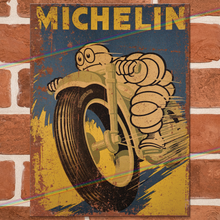 Load image into Gallery viewer, MICHELIN MAN METAL SIGNS
